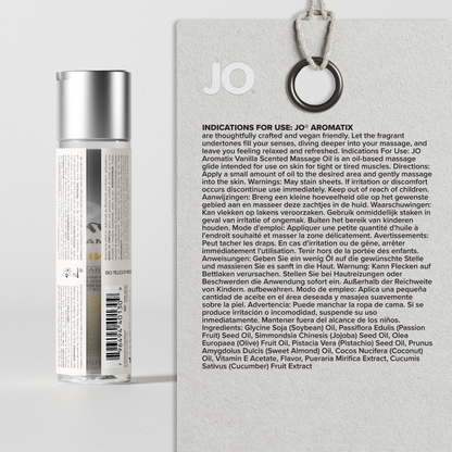 JO Aromatix Vanilla Scented Massage Oil 4oz