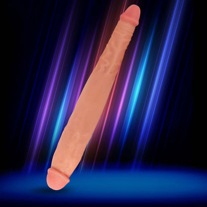 Jock 13 Inch Tapered Double Dong - Vanilla
