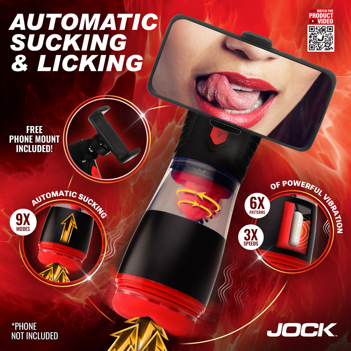 Blow Job Sucking, Licking, and Vibrating Masturbator