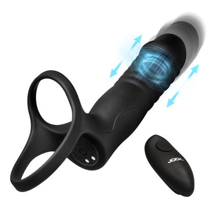 Double Thrust Thrusting & Vibrating Double Penetration C-Ring w/ Remote