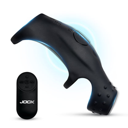 Rush Vibrating Penis Sleeve C-Ring w/ Remote