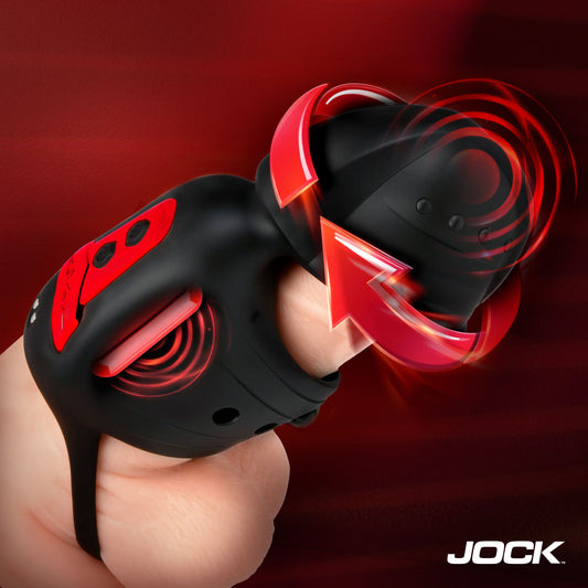 Helmet Humper Gyrating & Vibrating Silicone Masturbator