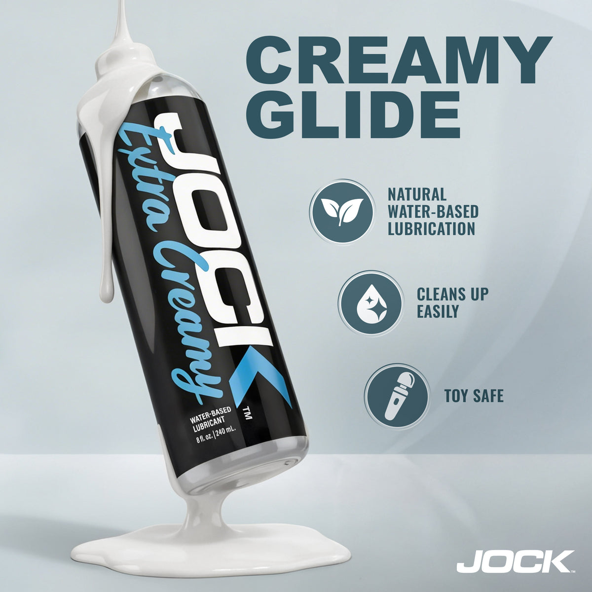 JOCK Extra Creamy Water Based Lubricant 8oz