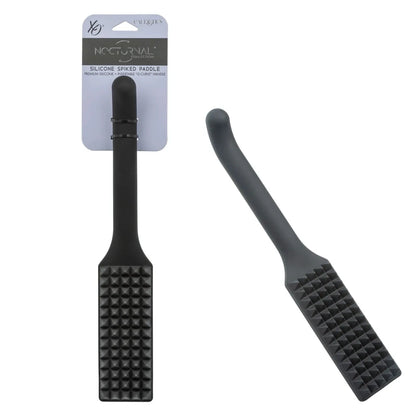 Nocturnal Collection Silicone Spiked Paddle Black