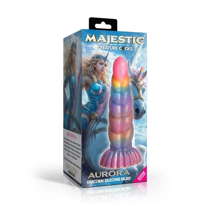Aurora Unicorn Silicone Dildo