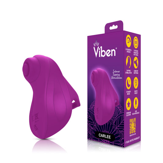 Carlee Tapping Finger Vibe -Berry