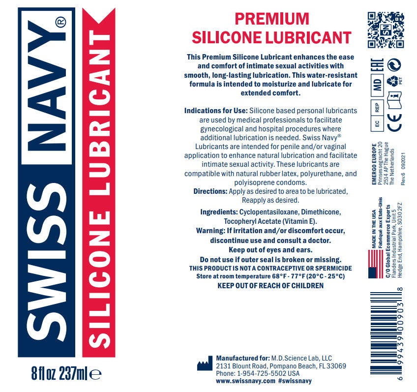 Swiss Navy Silicone Lube - 32 Fl. Oz.
