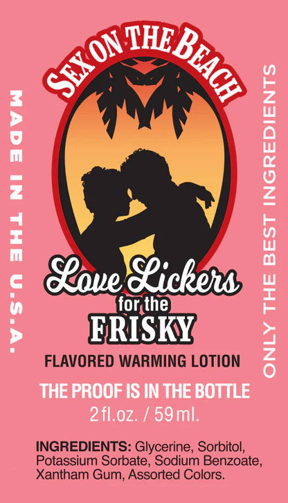 Love Lickers Massage Oil - Sex on the Beach - 1.76 Fl. Oz.