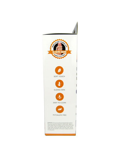 Real Skin 7.5" Dual Layer Dildo - Beige