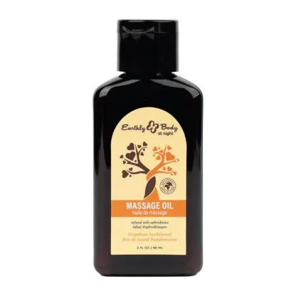 Hemp Seed at Night Massage Oil Aphrodisiac Collection Grapefruit Sandalwood 2oz 60ml