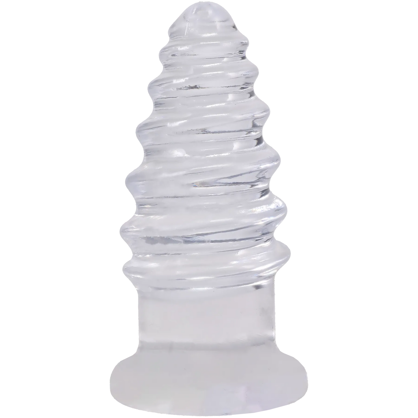 Crystal Jellies - Anal Twist - 6 Inch Clear
