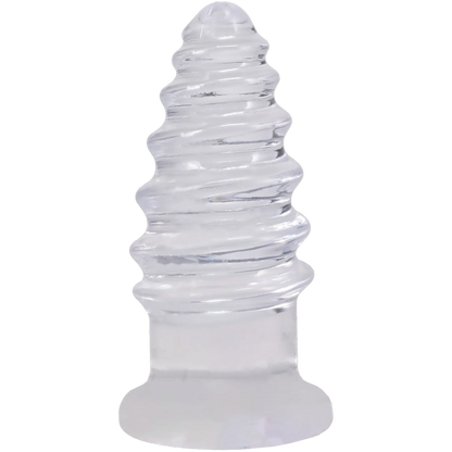Crystal Jellies - Anal Twist - 6 Inch Clear