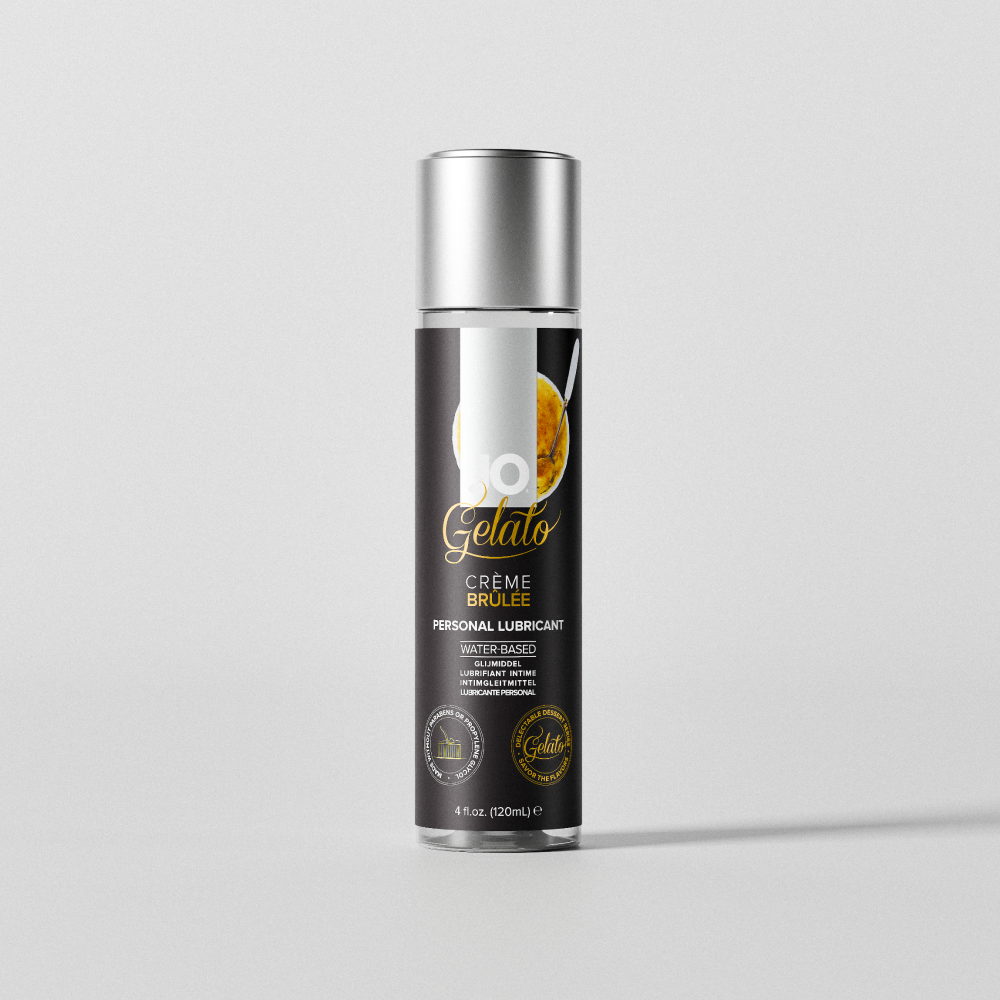 JO Gelato Water Based Flavored Lubricant Creme Brulee 4oz