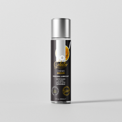 JO Gelato Water Based Flavored Lubricant Creme Brulee 4oz