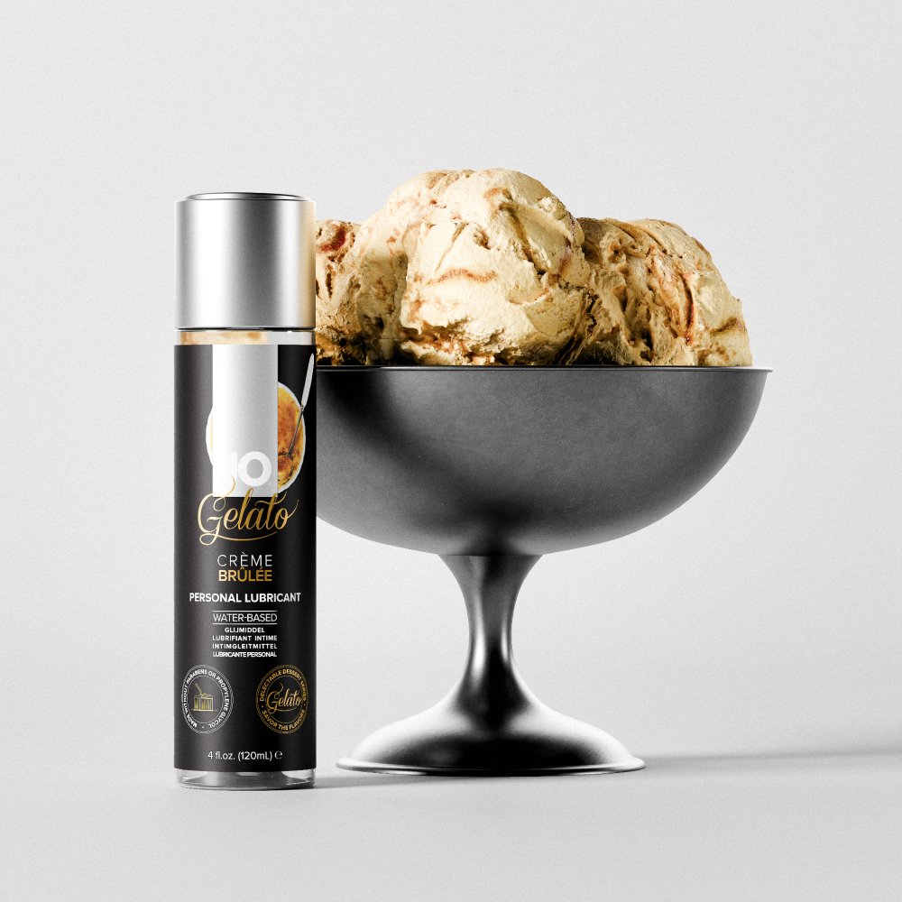 JO Gelato Water Based Flavored Lubricant Creme Brulee 4oz