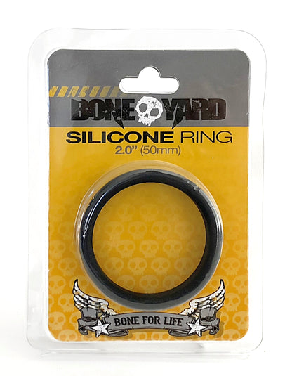 Boneyard Silicone Ring 50mm - Black