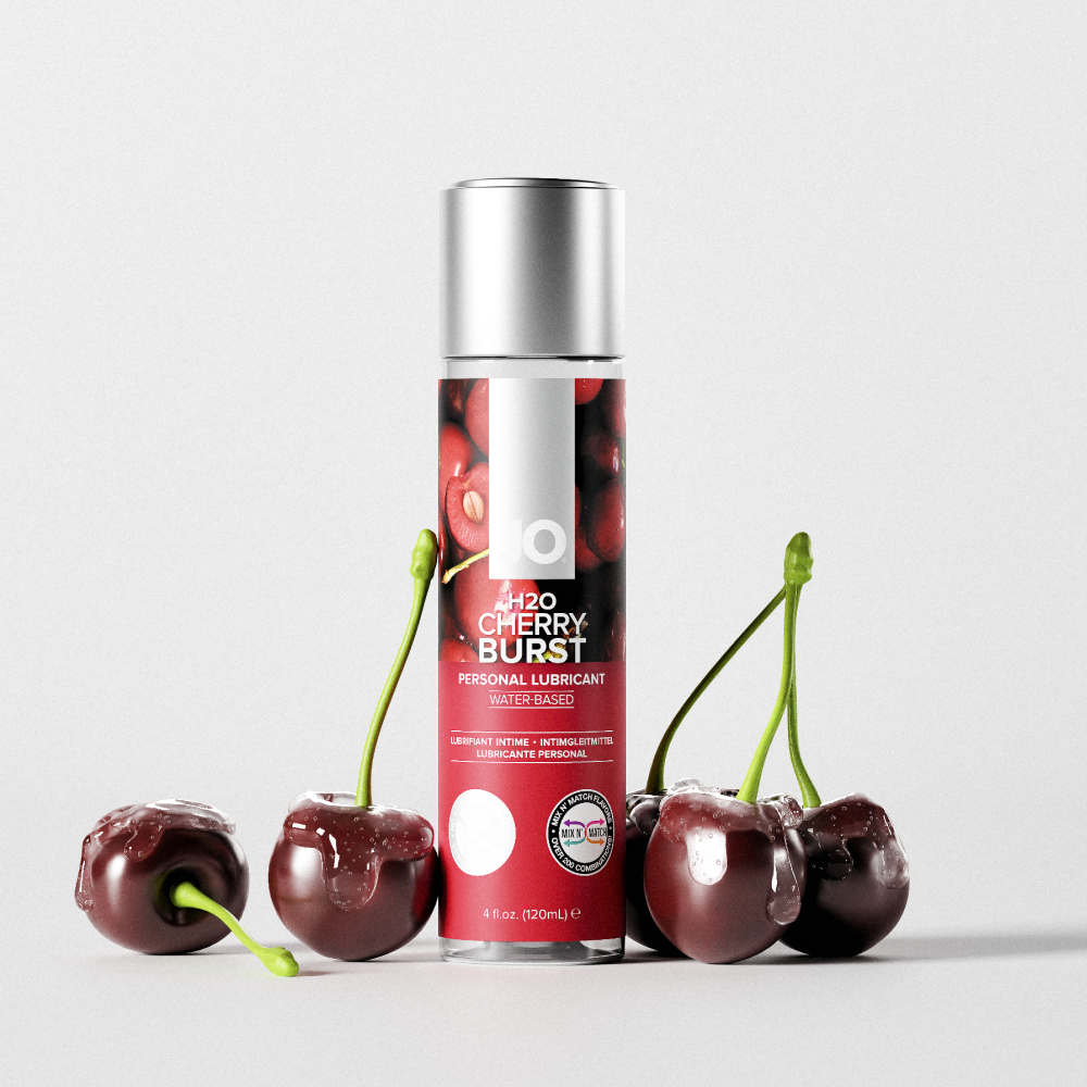 JO H2O Water Based Flavored Lubricant Cherry Burst 4oz
