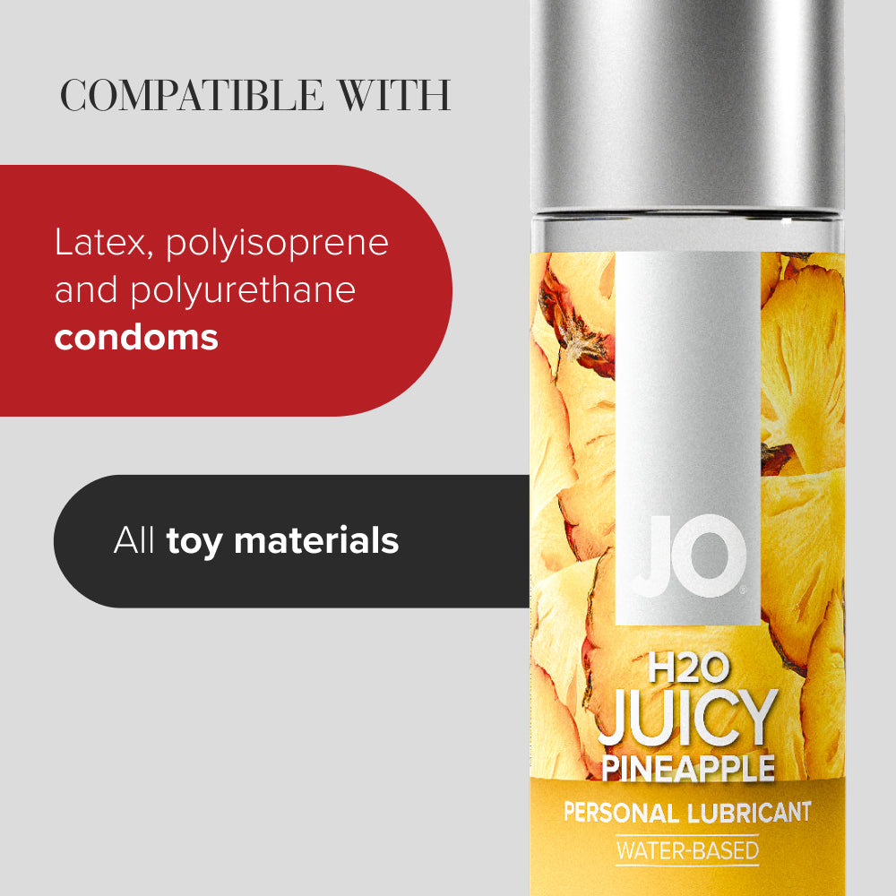 JO H2O Water Based Flavored Lubricant Juicy Pineapple 1oz