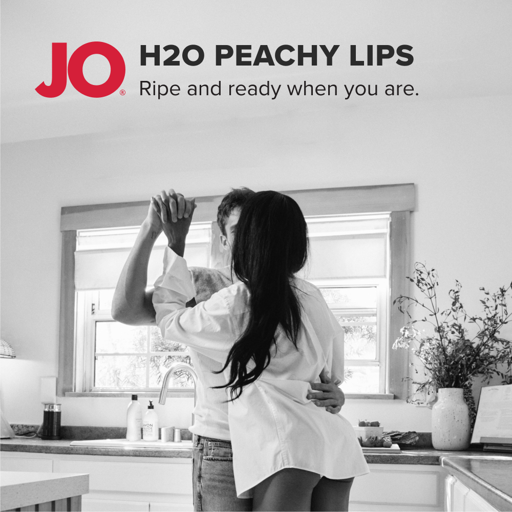 JO H2O Water Based Flavored Lubricant Peachy Lips 4oz