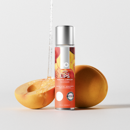 JO H2O Water Based Flavored Lubricant Peachy Lips 4oz