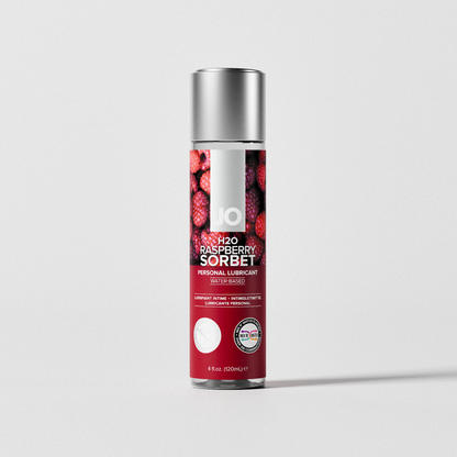JO H2O Water Based Flavored Lubricant Raspberry Sorbet 4oz