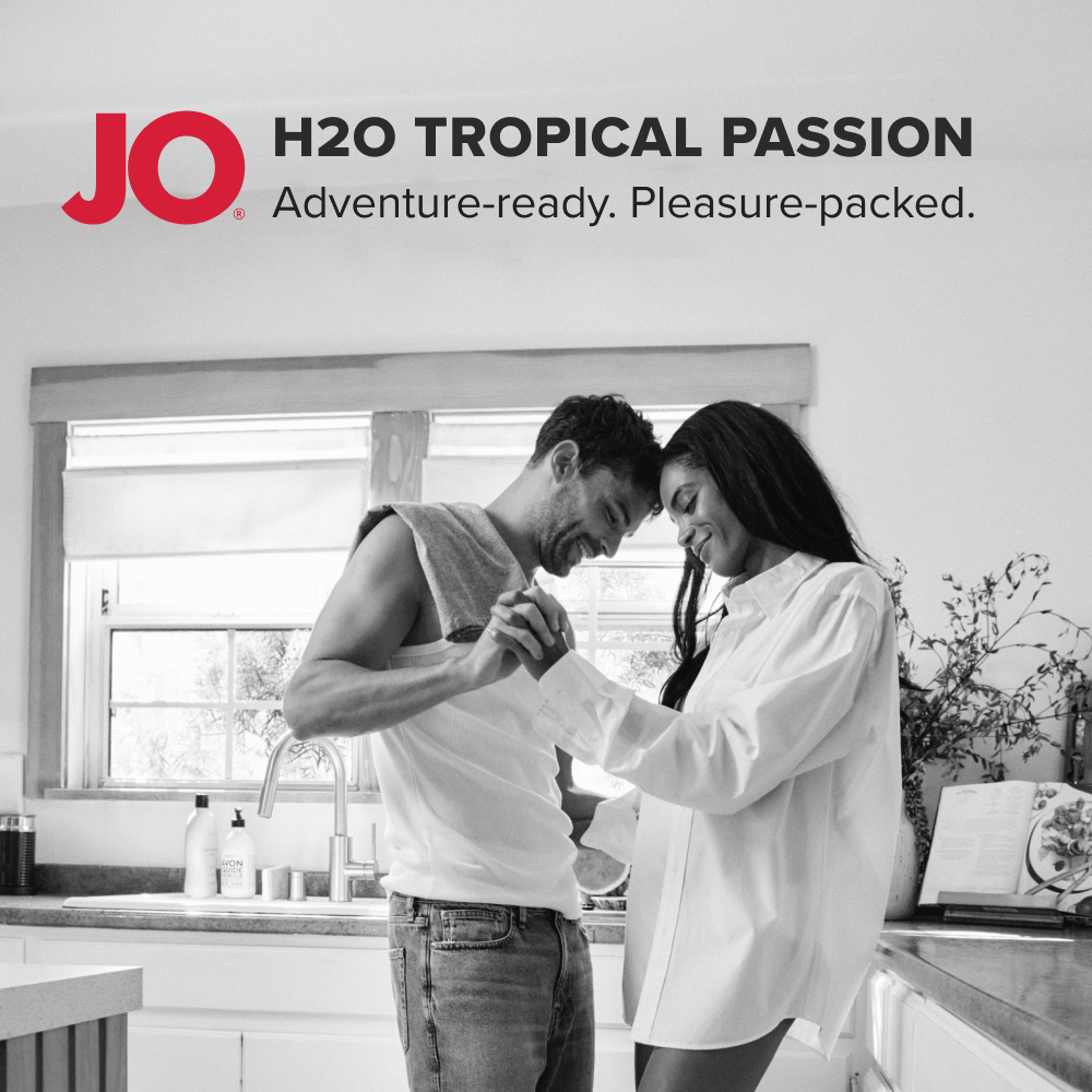 JO H2O Water Based Flavored Lubricant Tropical Passion 4oz