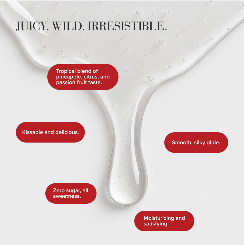 JO H2O Water Based Flavored Lubricant Tropical Passion 4oz