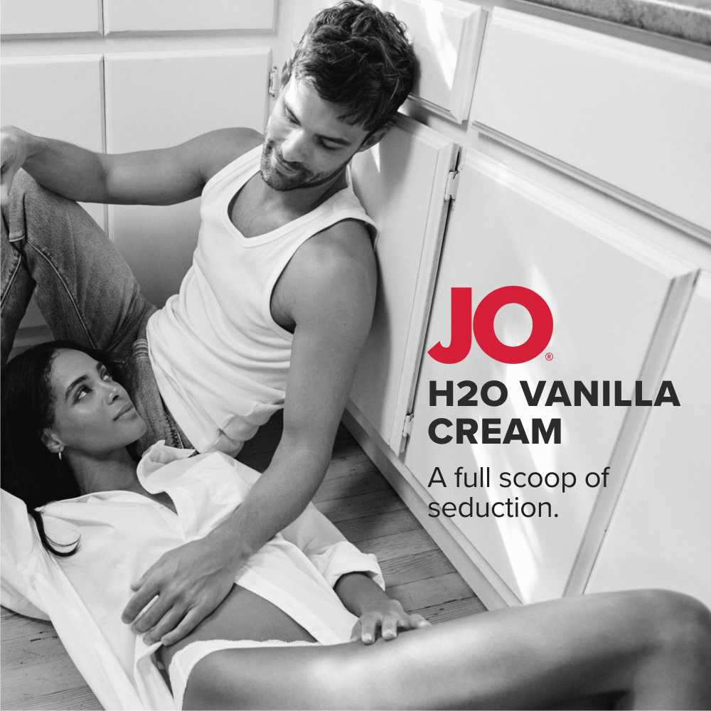 JO H2O Water Based Flavored Lubricant Vanilla Cream 4oz