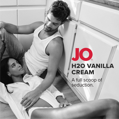 JO H2O Water Based Flavored Lubricant Vanilla Cream 4oz