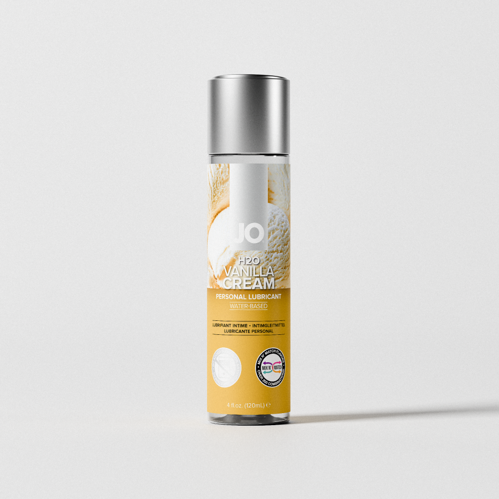 JO H2O Water Based Flavored Lubricant Vanilla Cream 4oz