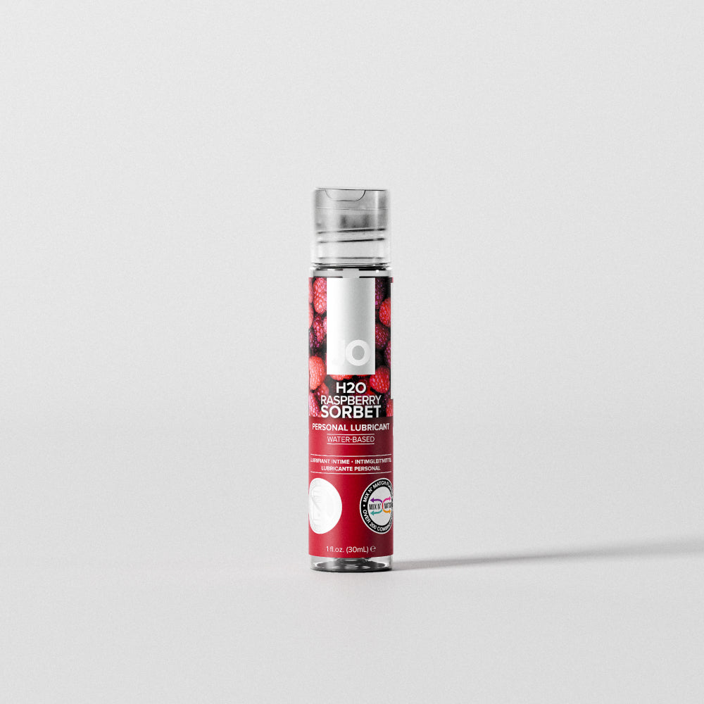 JO H2O Water Based Flavored Lubricant Raspberry Sorbet 1oz