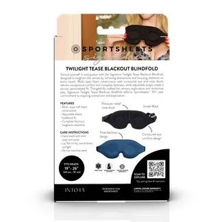 Signature Twilight Tease Blackout Blindfold Blue