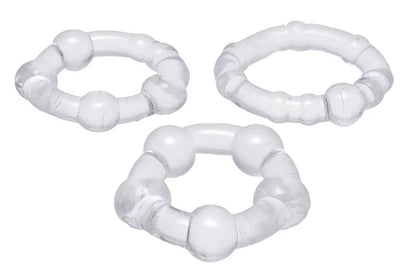 Performance Penis Ring Set of 3 - Clear