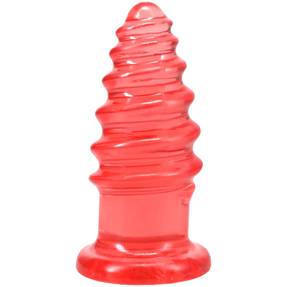 Crystal Jellies - Anal Twist - 6 Inch Pink