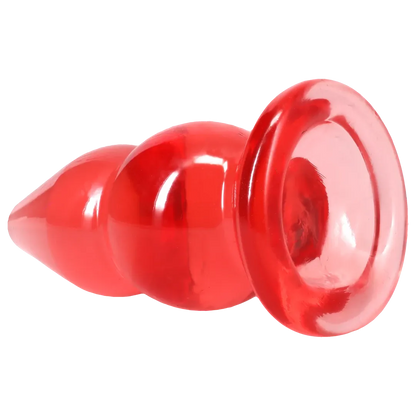 Crystal Jellies - Double Pop Plug - 6 Inch Pink