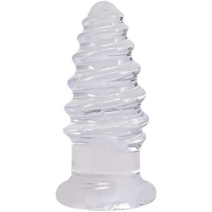 Crystal Jellies - Anal Twist - 5 Inch Clear