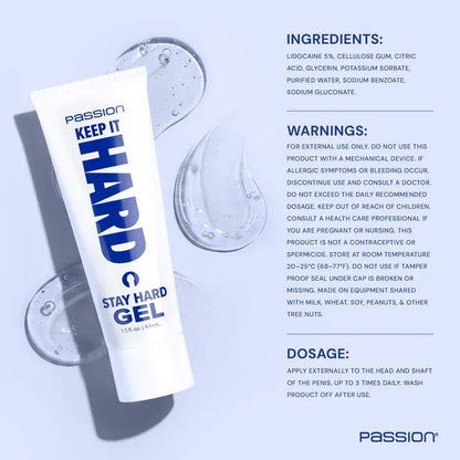 Keep It Hard Stay Hard Gel 1.5oz
