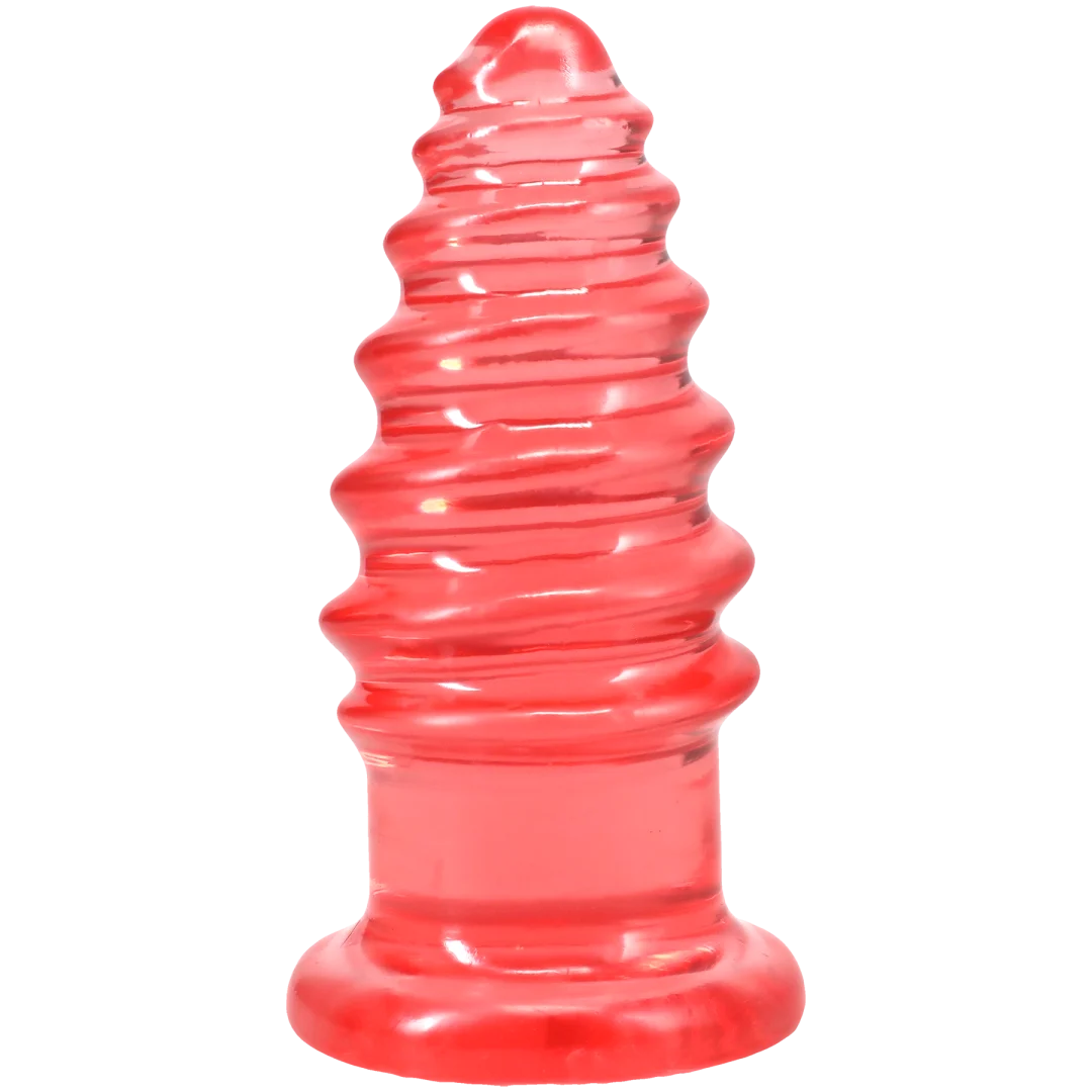 Crystal Jellies - Anal Twist - 5 Inch Pink