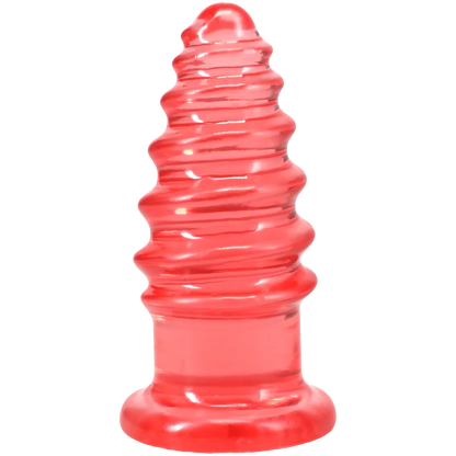 Crystal Jellies - Anal Twist - 5 Inch Pink