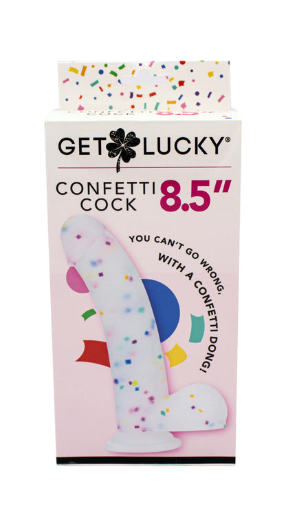 8.5" Confetti Cock