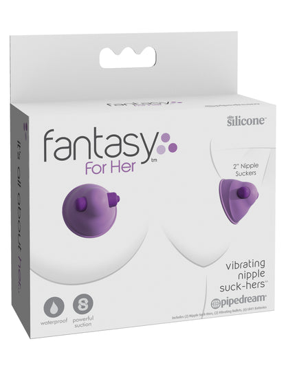 Fantasy for Her Vibrating Nipple Suck-Hers 2 Inch Suck-Hers 2 Inch