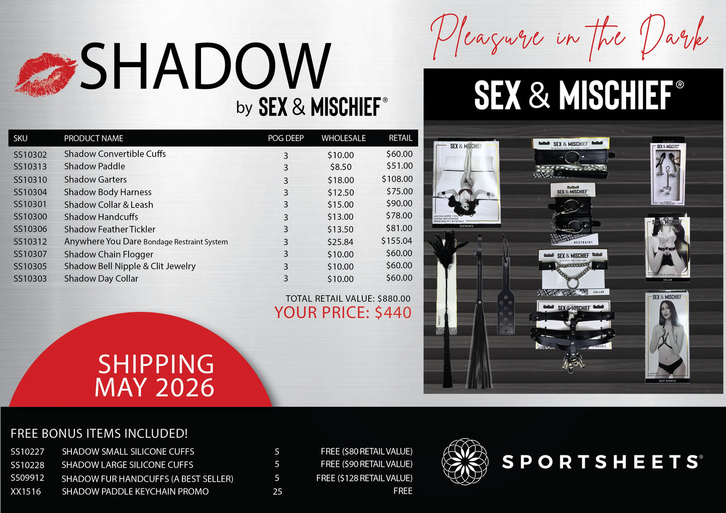 Sportsheets Shadow Bundle