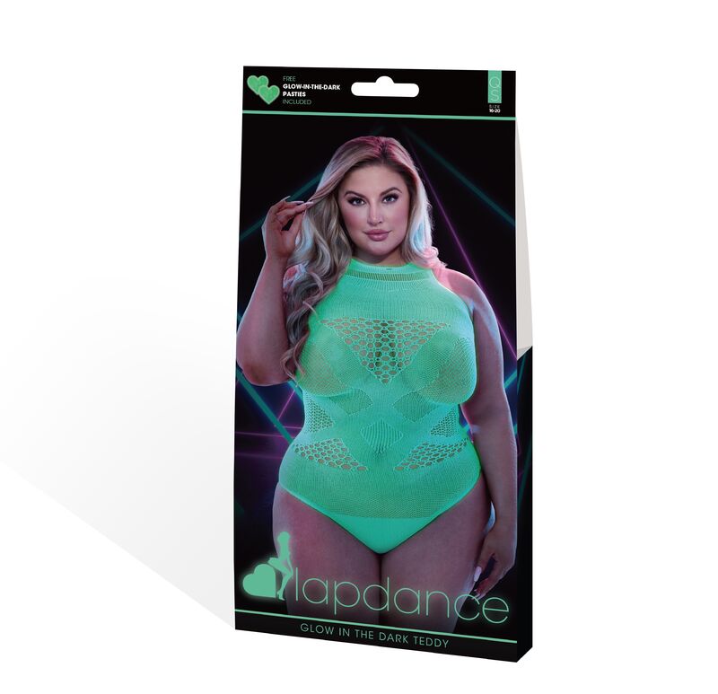 Lapdance Glow in the Dark Mesh Teddy