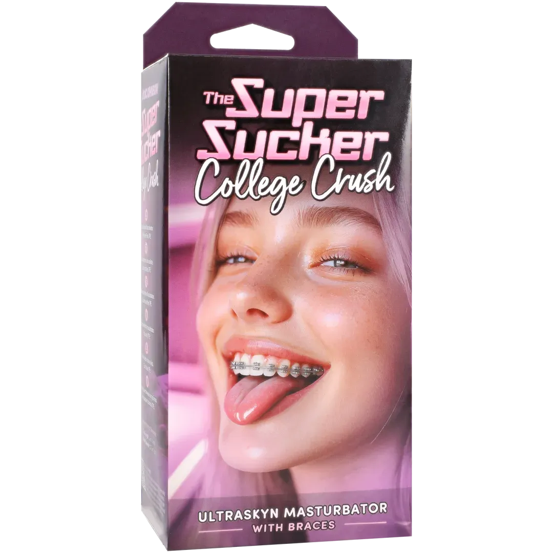 The Super Sucker College Crush Ultraskyn Masturbator With Braces Vanilla