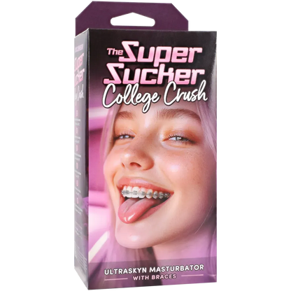 The Super Sucker College Crush Ultraskyn Masturbator With Braces Vanilla