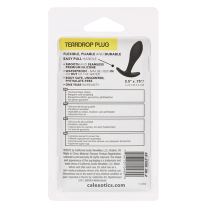 Boundless Teardrop Plug Black