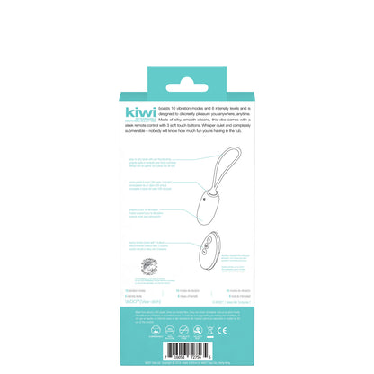 Kiwi Rechargeable Insertable Bullet - Tease Me Turquoise