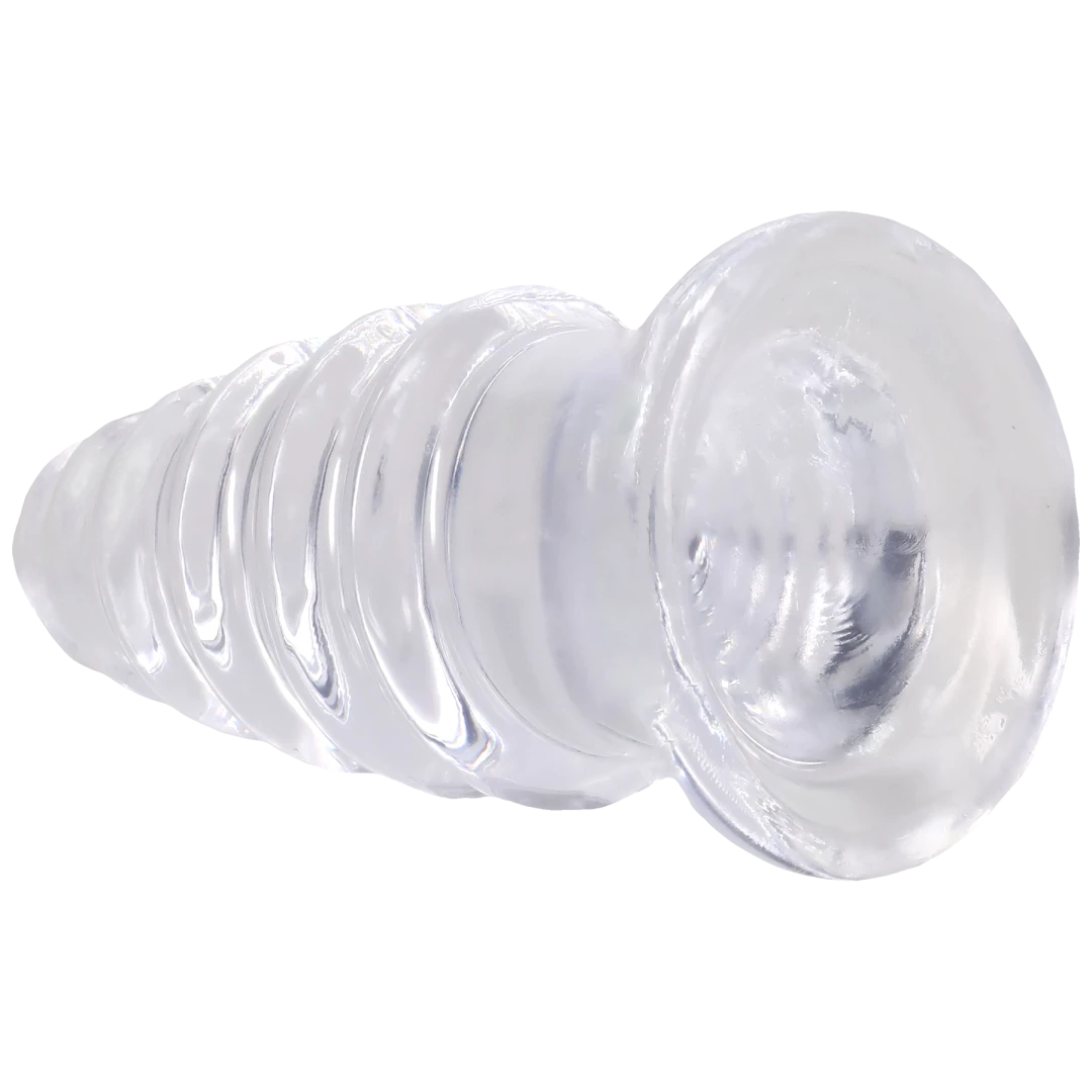 Crystal Jellies - Anal Twist - 5 Inch Clear