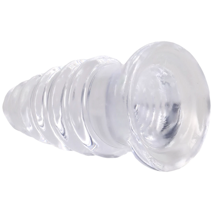 Crystal Jellies - Anal Twist - 5 Inch Clear