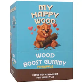 Wood Boost Gummy for Him 12 Pack Display Pineapple